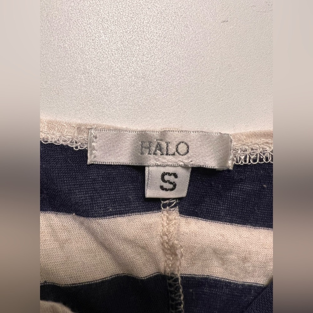 HALO Navy High-Low Dress S - Picture 2 of 7
